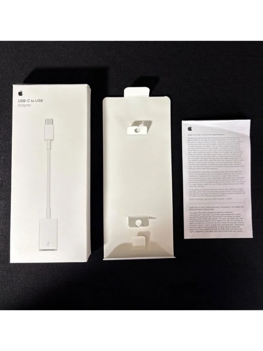 Apple USB-C To USB Adapter Original Box - Accessories MJ1M2AM/A EMPTY BOX ONLY